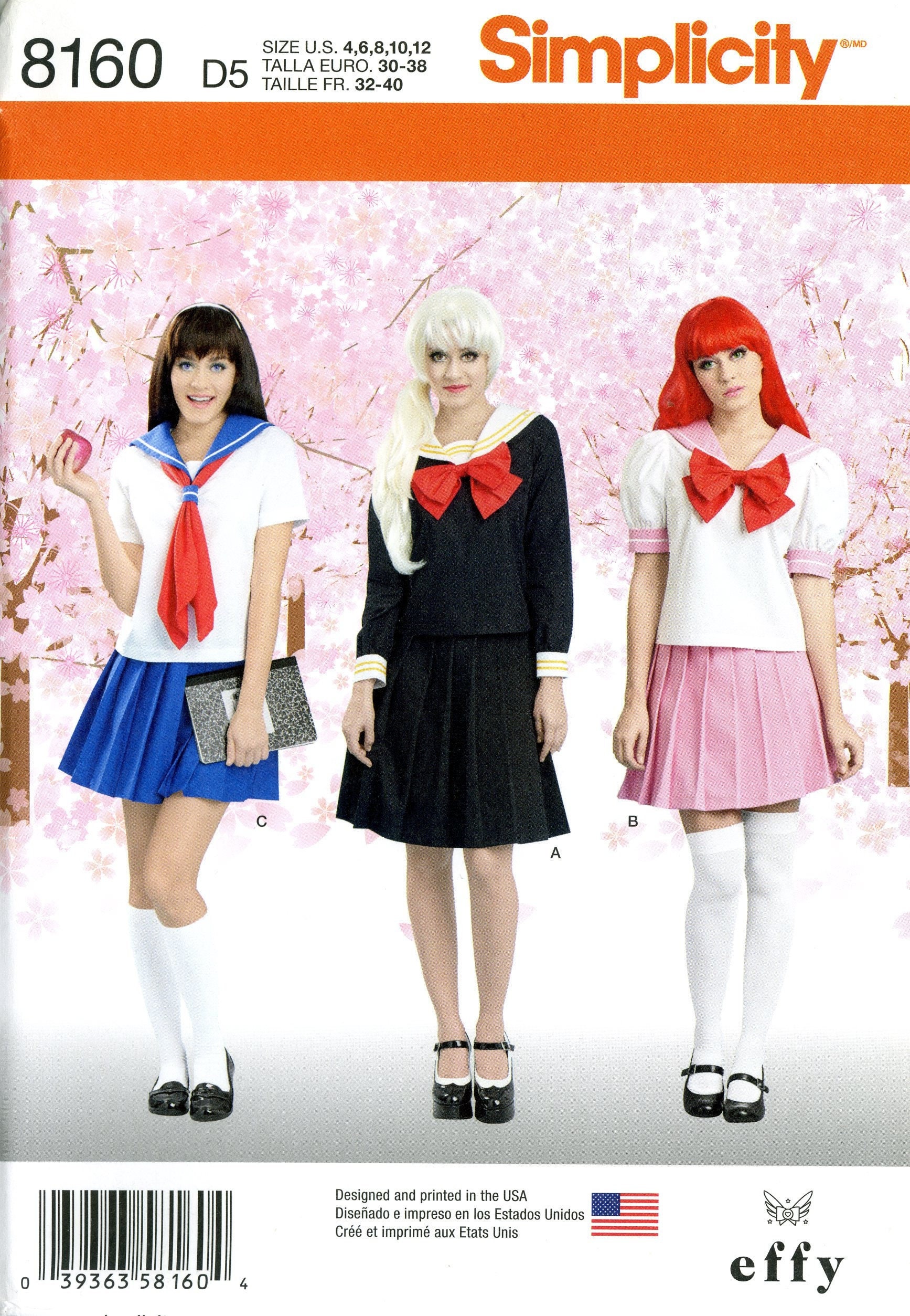 Anime School Girl Costume Japanese Schoolgirl Uniform Cosplay Lingerie   YOMORIO