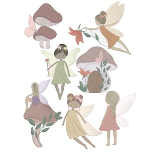 Fairy Cookie Cutter STL Set (instant download)