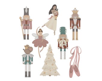 Nutcracker Cookie Cutter STL Set (instant download)