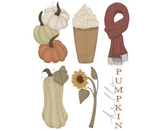 Tall Fall Cookie Cutter STL Set (instant download)