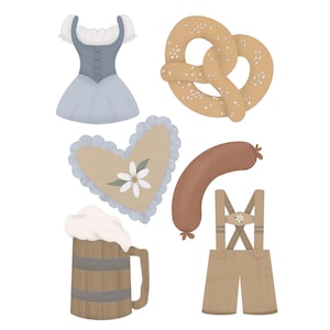 Oktoberfest Cookie Cutter STL Set (Instant Download)