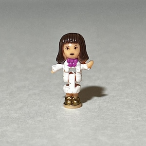 Vintage Polly Pocket 1994 Light-Up Bridal Salon - Becky Doll