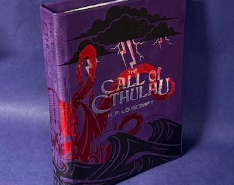 Zew Cthulu autorstwa H. P. Lovecrafta – ręcznie wykonana, twarda oprawa, ponowne oprawianie