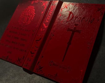 Dracula by Bram Stoker - Handmade hardcover book rebind