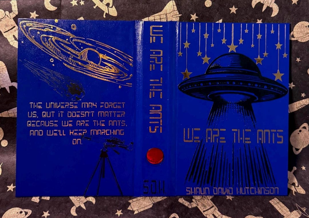 We Are the Ants by Shaun David Hutchinson Handmade Hardcover