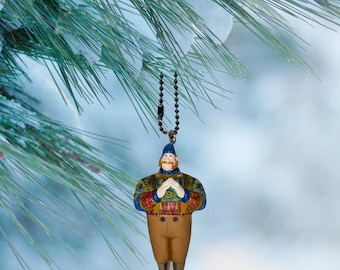 Oaken Shopkeeper Keychain Dangler Ornament Pvc Disney Figure Charm Anna Kristoff Custom