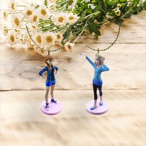 Vanellope Friend Princess Elsa Anna Sports Ornament Pvc Figure