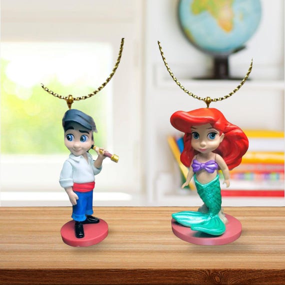 Ariel Prince Eric Toddler Wedding Ornament Set PVC Set Figures Little  Mermaid Custom