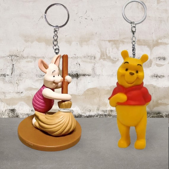 Piglet Pig Pooh PVC llavero llavero figura Disney figura encanto  ornamento 3