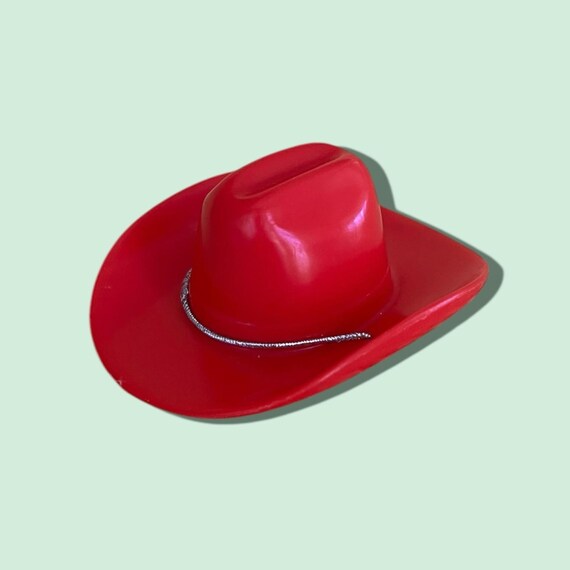 Barbie Doll Accessories Red Cowboy Hat Custom