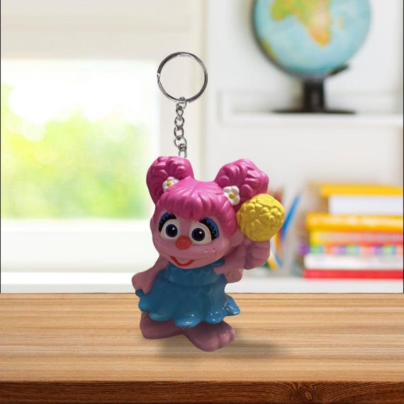 Abby Cadabby PVC Key Ring Keychain Figure Figurine Charm From Elmo