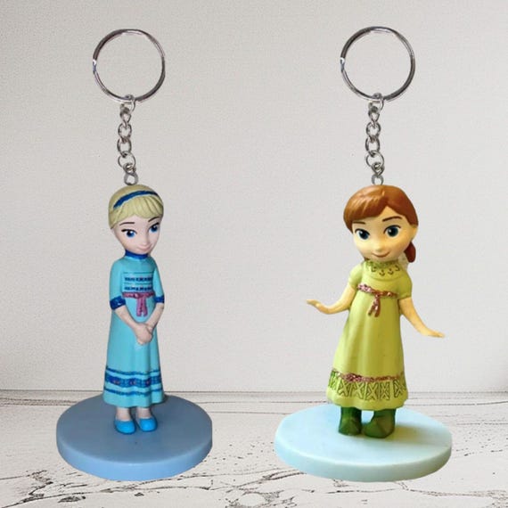 Buy Elsa Anna Baby Toddler Young Key Ring Keychain Pvc Figure
