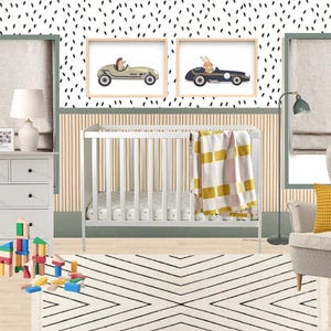 Custom Nursery E-Design: Moodboard & Shopping Guide