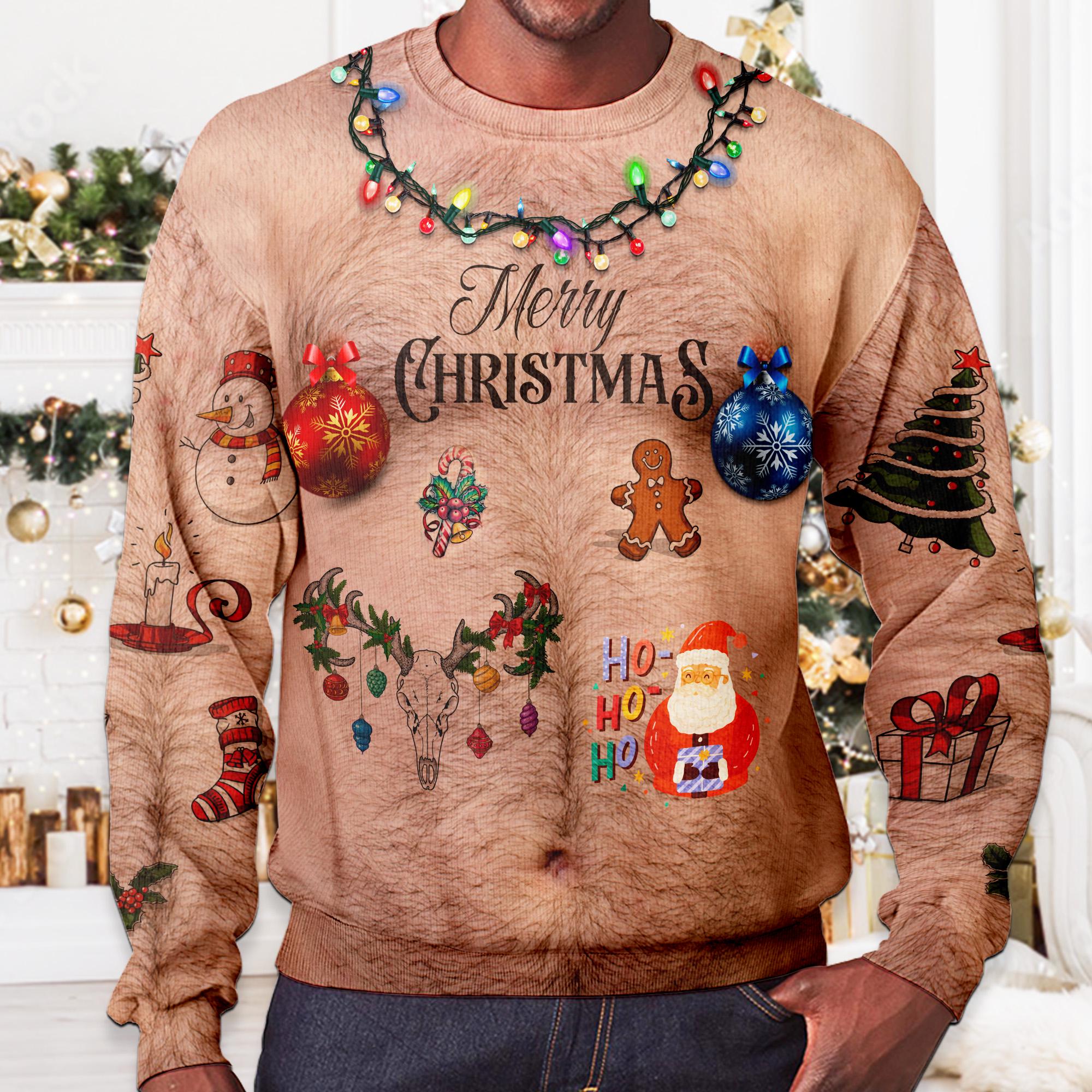 Hairy body sweatshirt deals