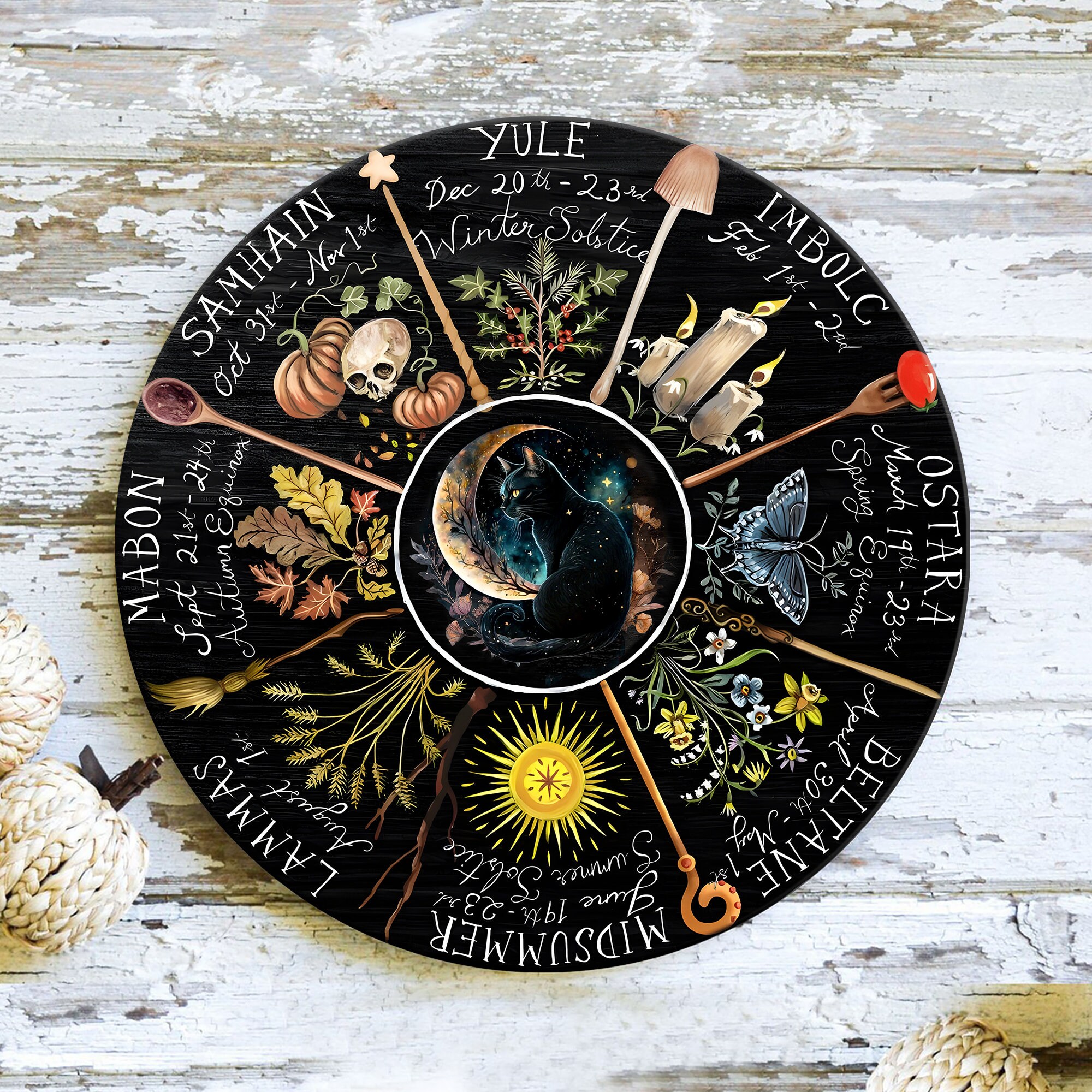 Wheel of the Year, Pagan Calendar, Witchcraft, Wicca, Witch, Grimoire, Wiccan, Samhain, Yule