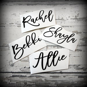 Wine Glass Decals - Decals for Wine Glasses for Bridesmaid Gifts, Bachelorette Parties, Birthday Parties...  DECAL ONLY!!!