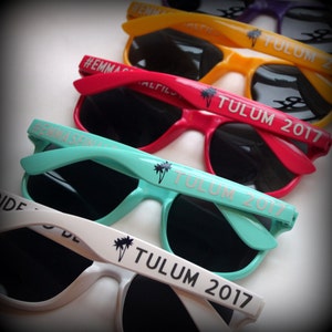 Personalized Sunglasses, Bachelorette Favors, Girls Weekend, Wedding Favors, Party Favors, Destination Wedding
