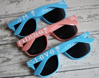 Personalized Sunglasses, Bachelorette Favors, Girls Weekend, Wedding Favors, Party Favors, Destination Wedding