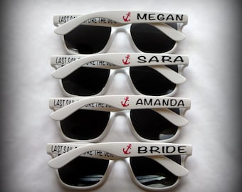 Personalized Sunglasses, Bachelorette Favors, Girls Weekend, Wedding Favors, Party Favors, Destination Wedding