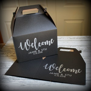 Hotel Welcome Gable Box for your hotel guests, destination weddings, bachelorette parties, girls weekends image 4