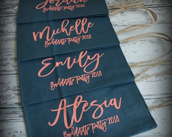 Personalized bridal party gift bag - gift bag for bridesmaids, groomsmen, bachelorette parties, girls weekendS
