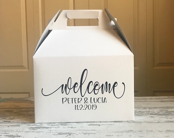 Hotel Welcome Gable Box for Your Hotel Guests, Destination Weddings ...