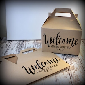 Hotel Welcome Gable Box for your hotel guests, destination weddings, bachelorette parties, girls weekends image 3