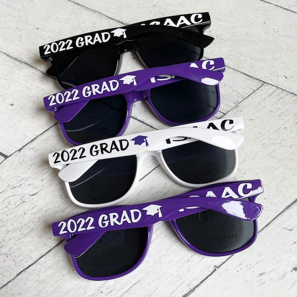 Graduate Personalized Sunglasses, Graduation Sunglasses, 2024-2025 Graduation, 2024-2025 Grad Party Favors