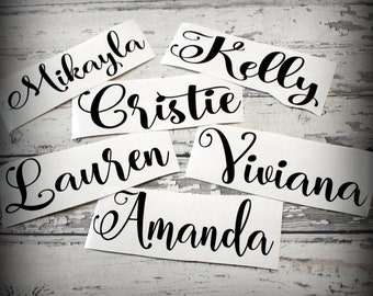 Skinny Tumbler Decal - Decals for Tall Skinny Tumblers for Bridesmaid Gifts, Bachelorette Parties, Birthday Parties...  DECAL ONLY!!!
