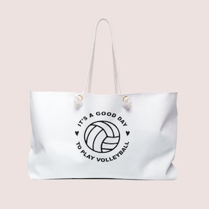 Cute Minimalist Volleyball Weekender Bag Perfect For Volleyball Gifts For Players, Coach, Seniors, Teammates, Boyfriend, Gifts Ideas
