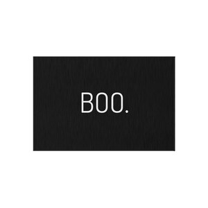 Halloween doormat boo rug black boo doormat for Halloween ghost doormat minimalist Halloween mat classy Halloween decor simple image 6