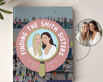 Custom Book Search And Find Personalized Gifts For Sisters Custom Book Portrait From Photo I See Me Book Cute Unique Gift For Siblings