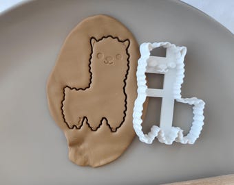Cortador de biscoitos de alpaca: ferramenta de cozimento de plástico biodegradável