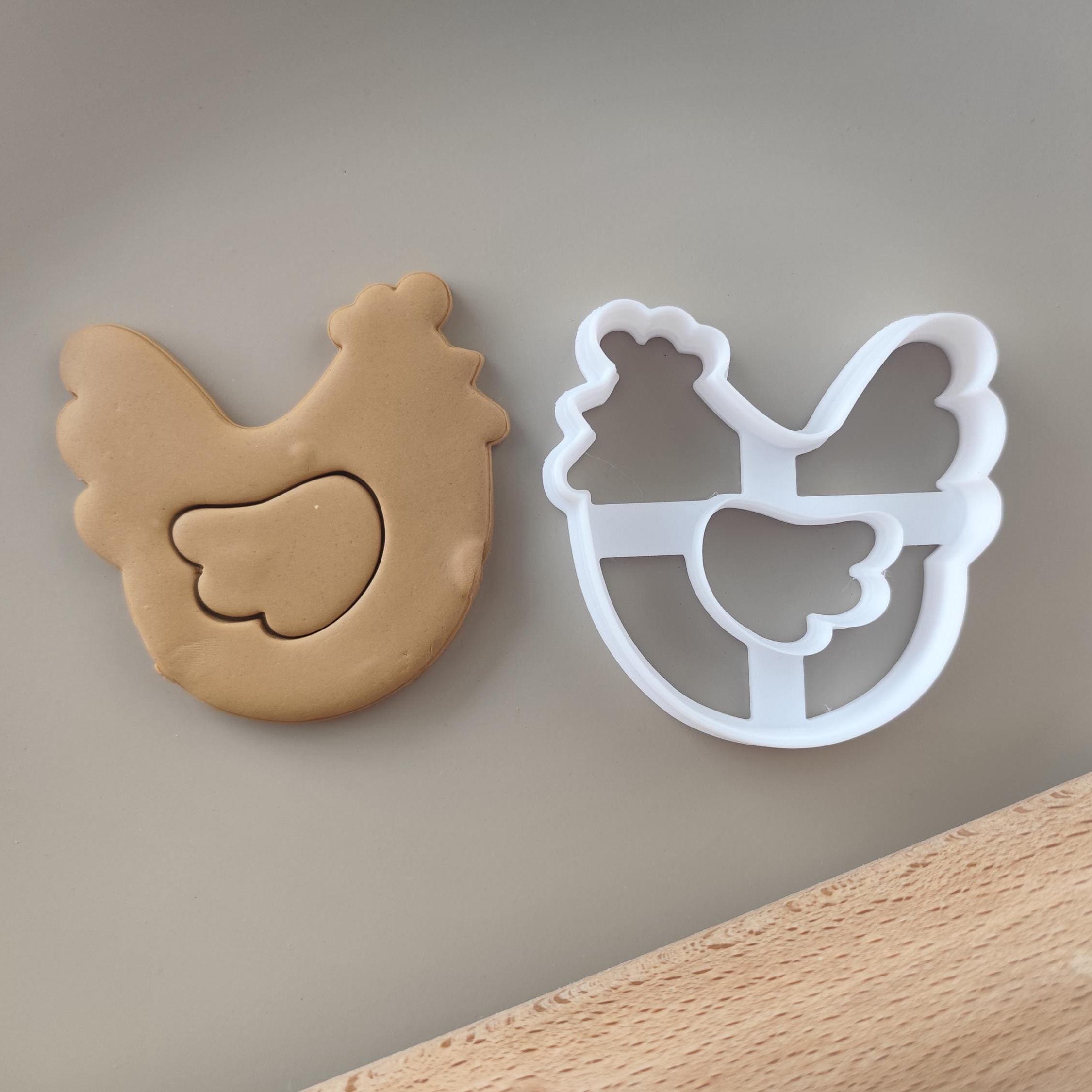 Easter Hen Cookie Cutter: Spring Baking & Clay Mold