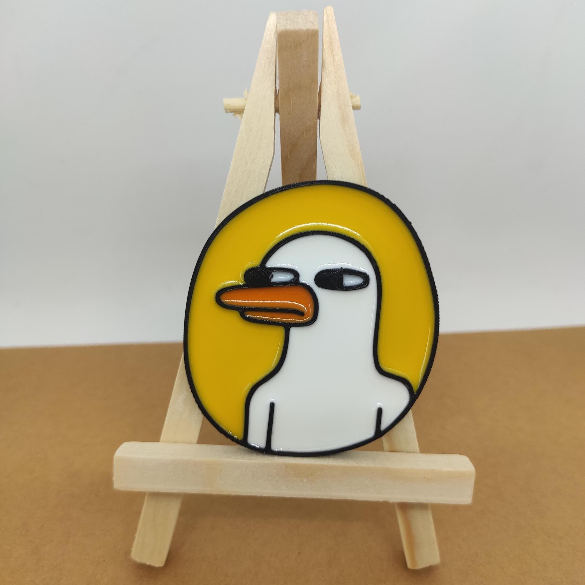 Indifferent Duck Fridge Magnet – 3D Kitchen Decor