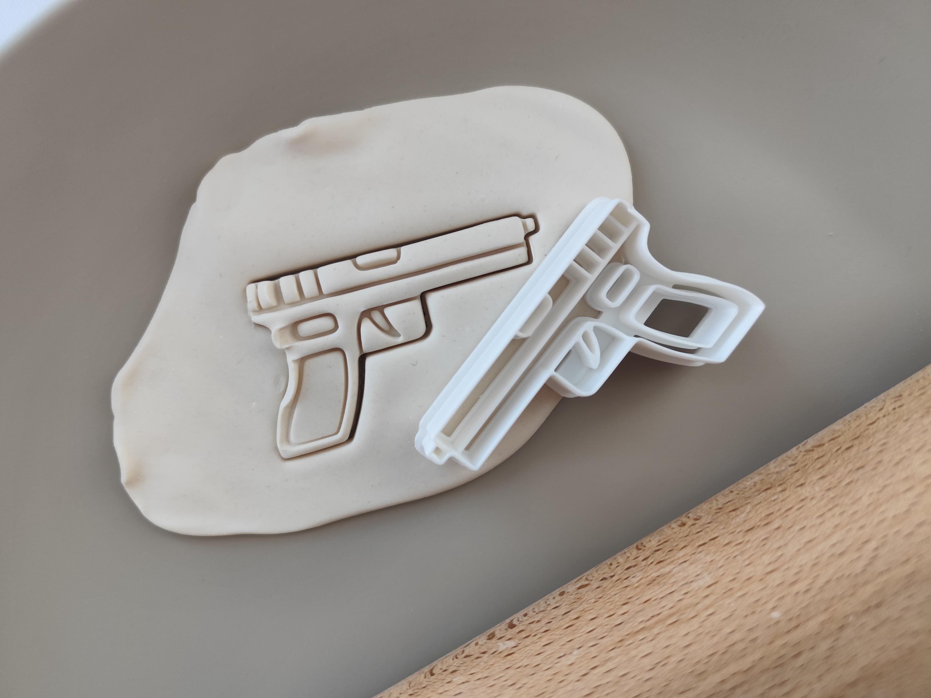 Desert Eagle Cookie Cutter: Military Theme Baking & Clay Crafts