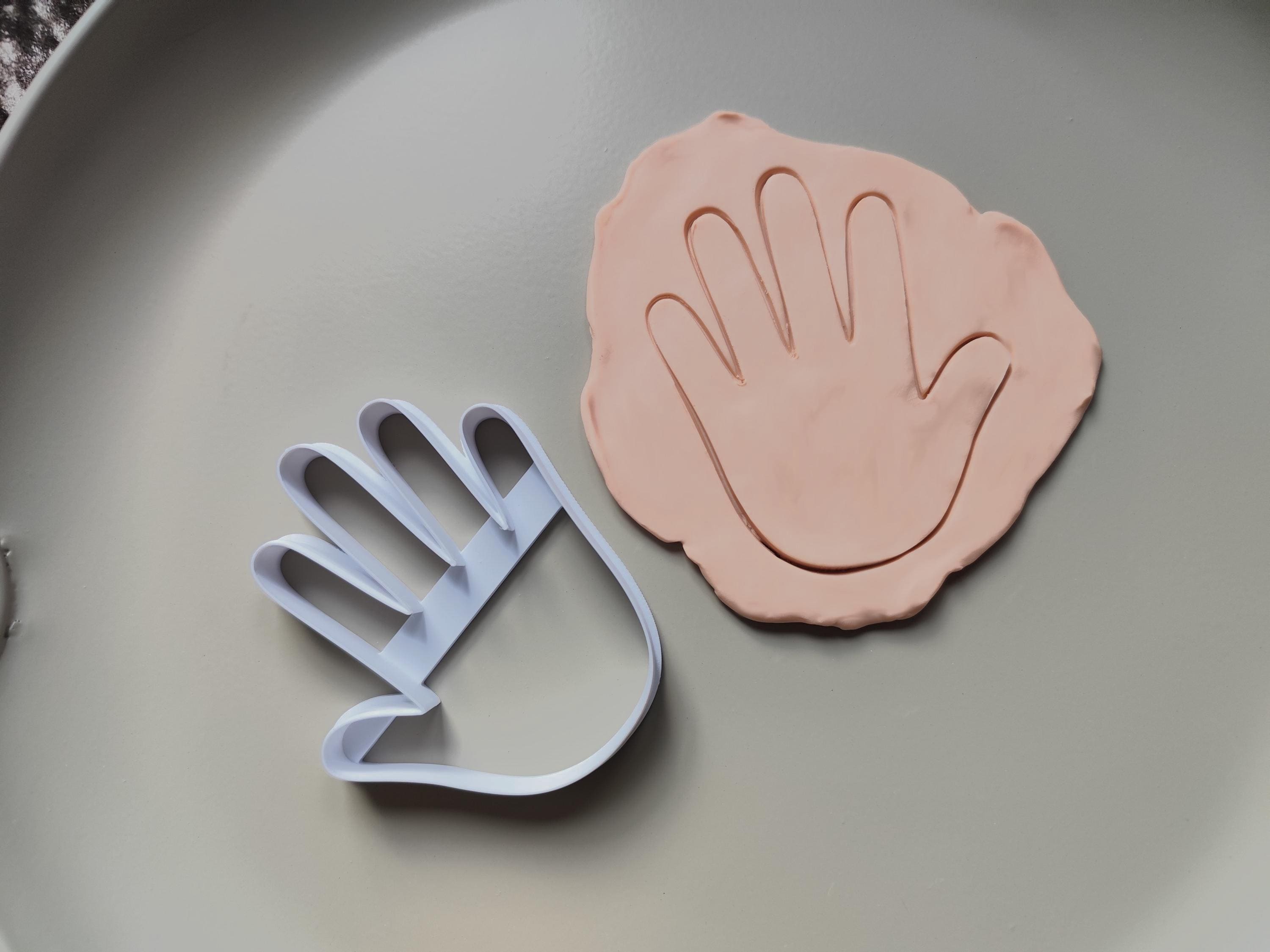 Left Hand-Shaped Cookie Cutter: DIY Clay Mold, Baking Tool