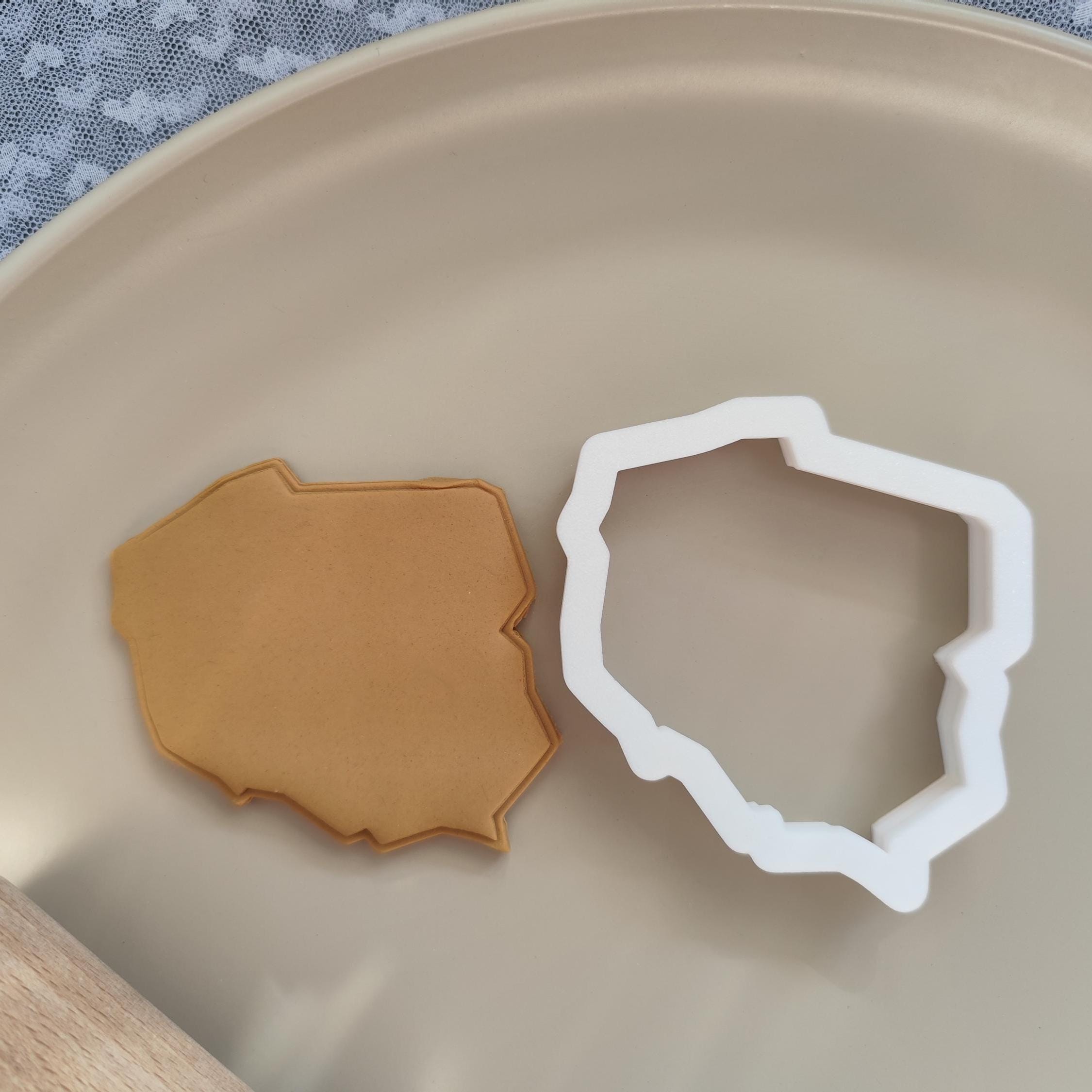 Poland Map Cookie Cutter, Polish Baking Mold