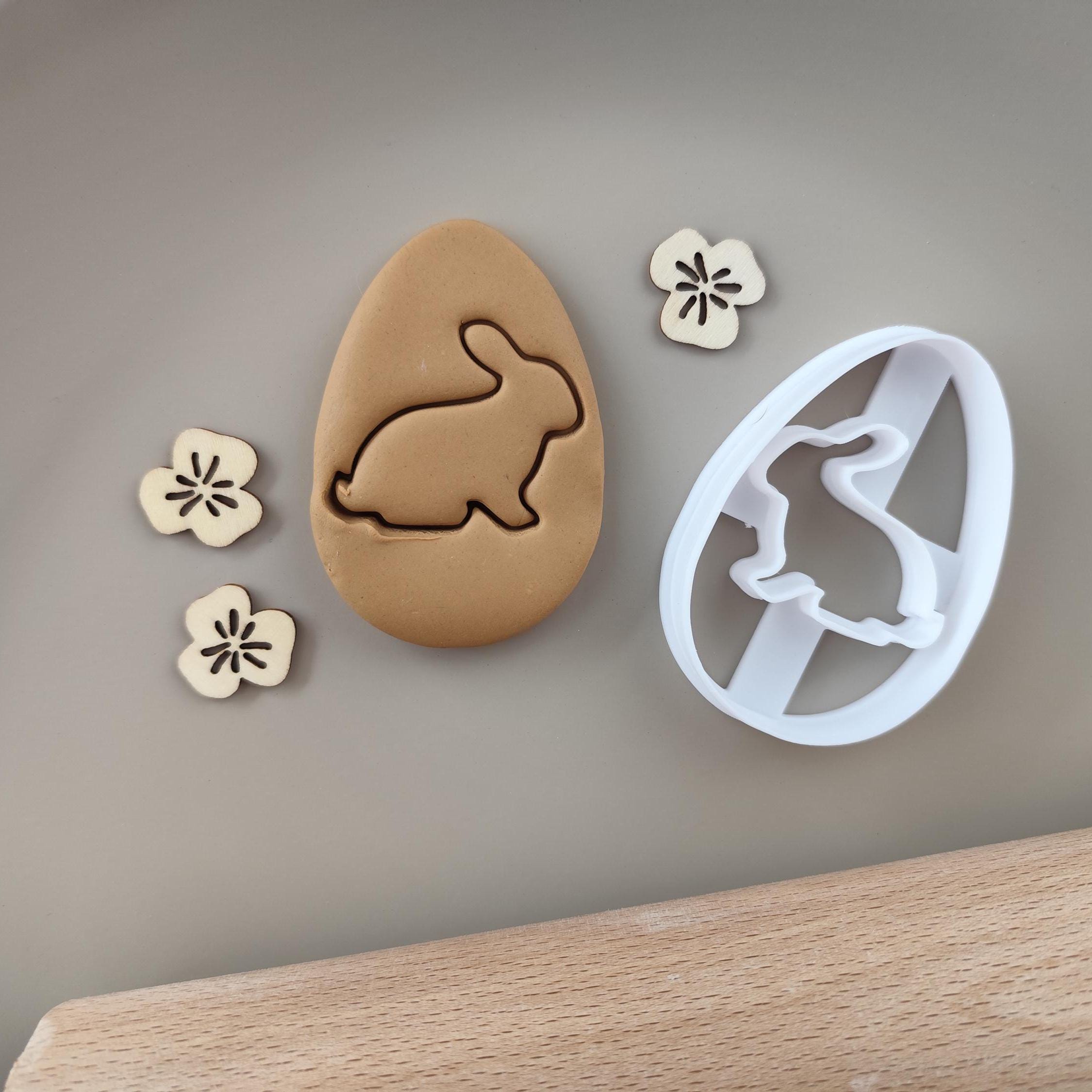 Easter Egg Bunny Cookie Cutter: Spring Baking & Crafts