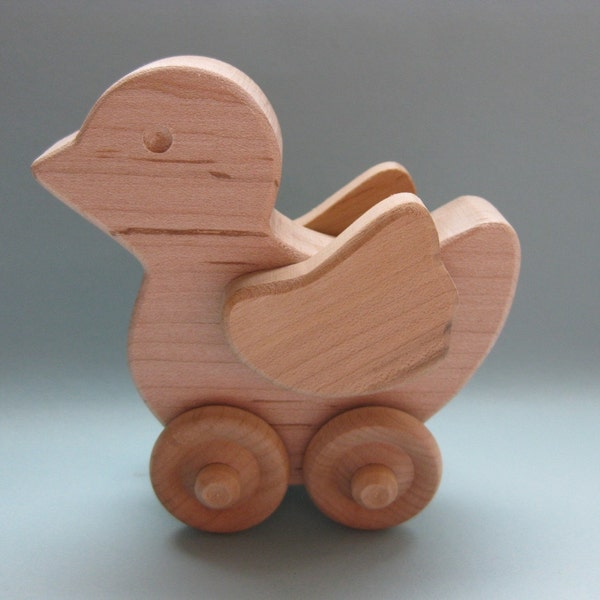 Duckling on Wheels - Natural Maple