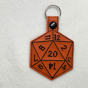 20 Sided Dice RPG Gaming - Key Fob