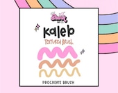 Kaleb Procreate Lettering Brush- Procreate textured Brush | INSTANT DOWNLOAD