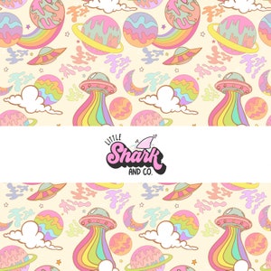 Groovy Outer space seamless pattern - stars and moons repeating file for fabric sublimation- instant download digital paper surface design