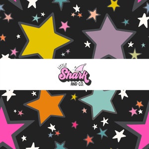 Retro Stars seamless pattern - space repeating file for fabric sublimation- instant download digital paper surface design