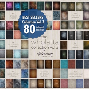 80 Photography Digital Backgrounds, Wholatta Collection Volume 3 Backdrops, Portrait Studio, Portrait Texture, School Pictures, Headshots