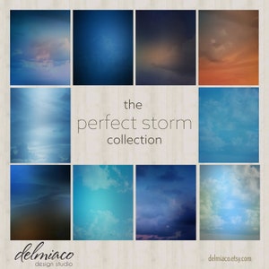 The Perfect Storm Collection Photography Digital Backdrop | Sky Background | Cloud backdrop | High Resolution | Instant Download