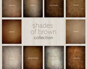 Shades of Brown Photography Digital Backdrops | Muslin Backdrop | Green Screen Digital Backgrounds | Brown, Tan, Cream, Grunge