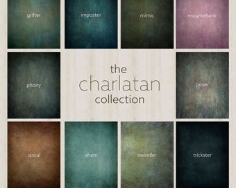 The Charlatan Digital Backdrop Collection, Photography Background , Fine Art Textures, Matte Finish, Studio Portrait Backgrounds