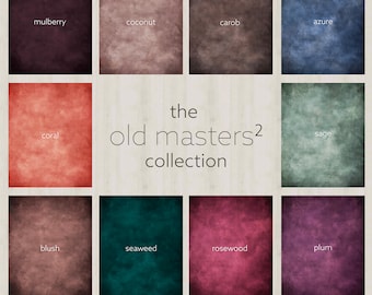 Old Masters Digital Background, Studio Digital Photo Backdrop, Reds, Browns, Greens and Blues, Photo Background, School Pictures