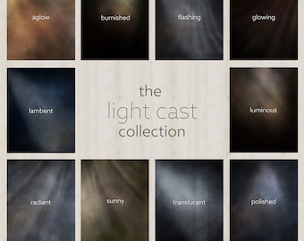 Light Cast Digital Backdrop: Studio Photo Background (Digital Download)